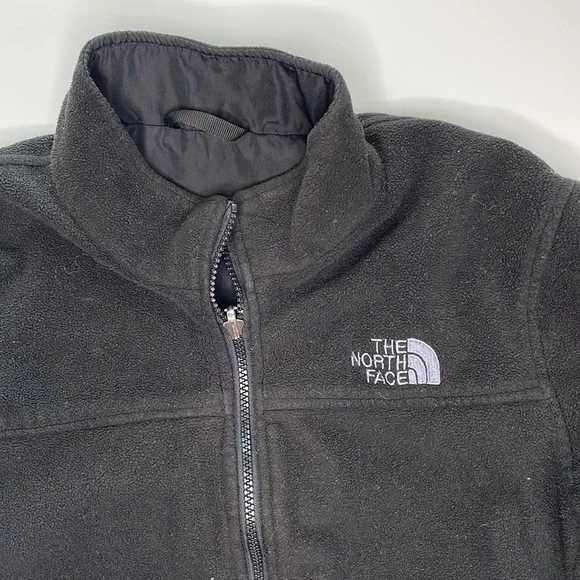 The North Face reversible black size large kids
